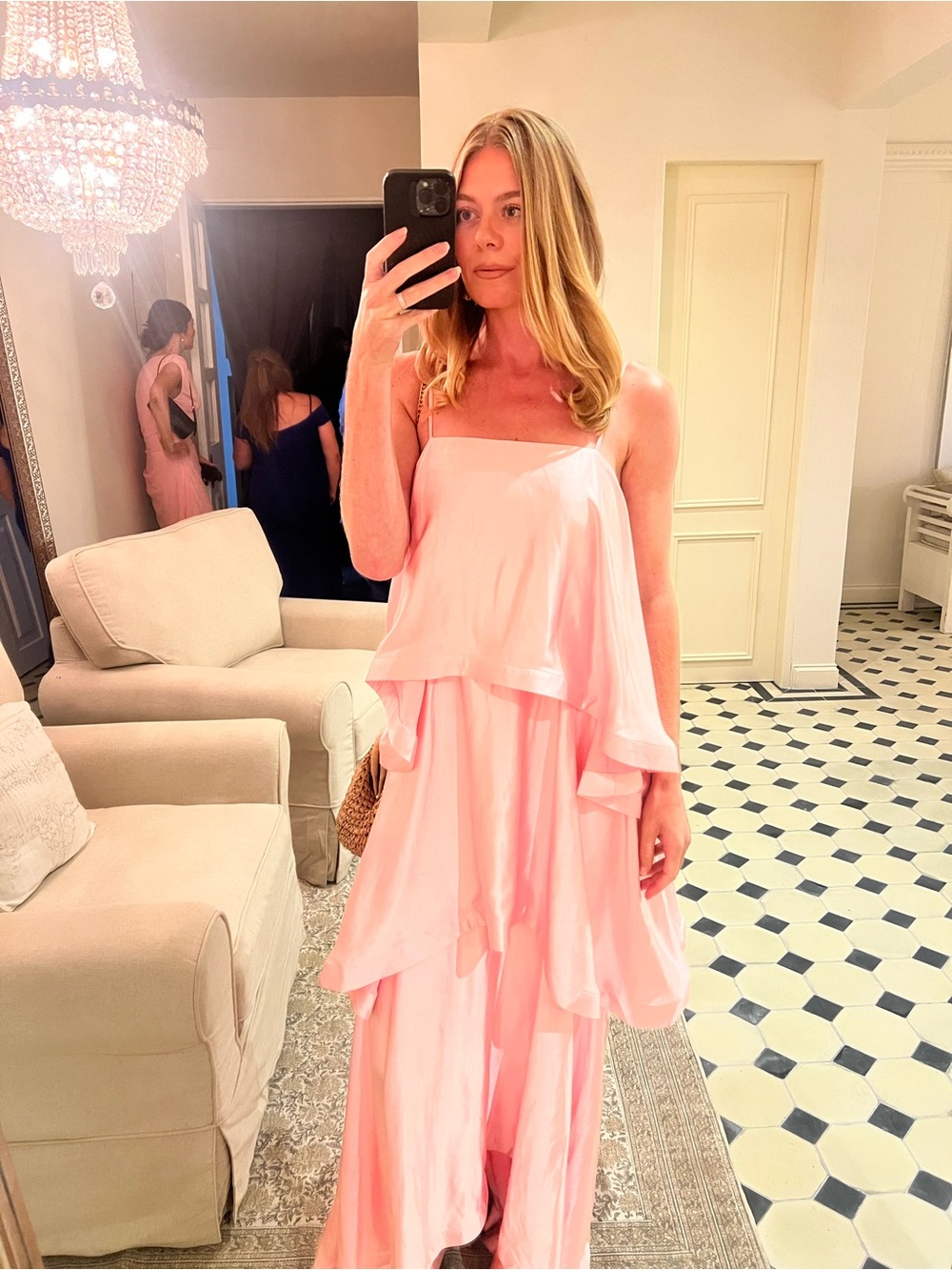 Tilly Pink Tiered Ruffle Maxi Dress - Picture 5 of 11